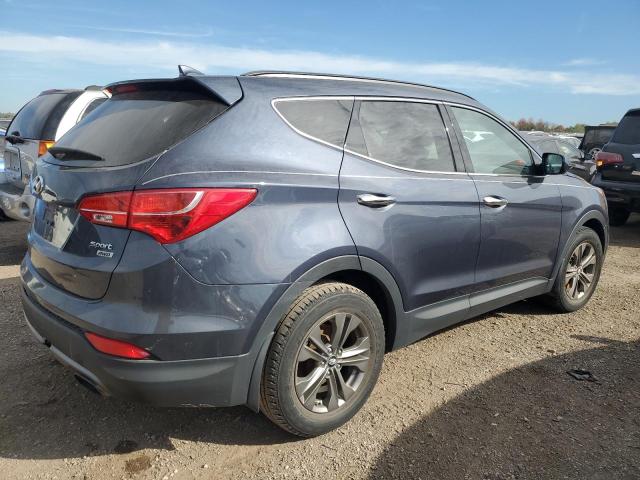 5XYZUDLB0DG057685 - 2013 HYUNDAI SANTA FE S BLUE photo 3