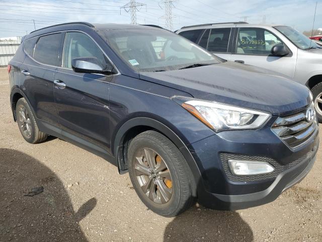 5XYZUDLB0DG057685 - 2013 HYUNDAI SANTA FE S BLUE photo 4