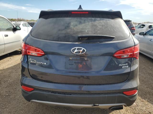 5XYZUDLB0DG057685 - 2013 HYUNDAI SANTA FE S BLUE photo 6