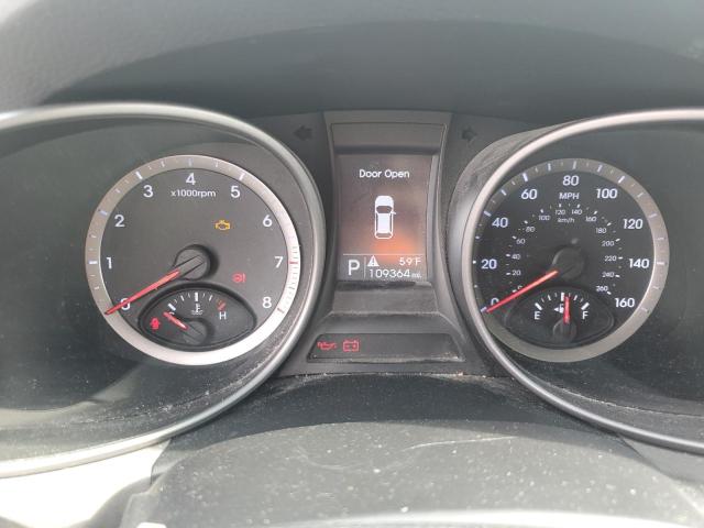 5XYZUDLB0DG057685 - 2013 HYUNDAI SANTA FE S BLUE photo 9