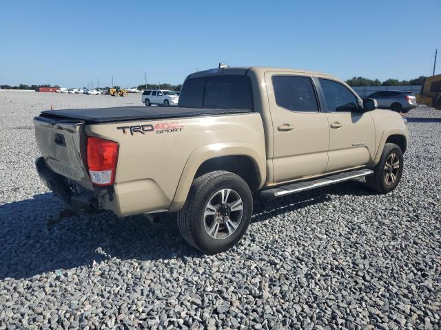 3TMCZ5ANXKM271142 - 2019 TOYOTA TACOMA DOUBLE CAB TAN photo 3
