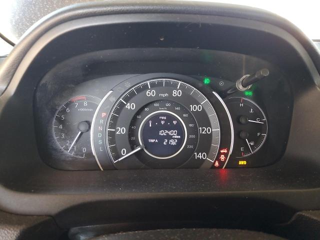 2HKRM4H52FH665464 - 2015 HONDA CR-V EX წითელი ფოტო 9