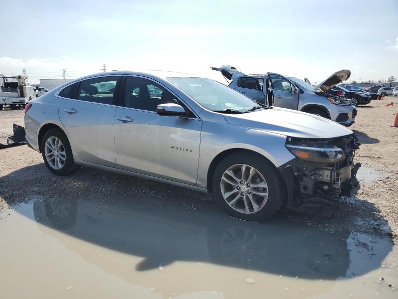 1G1ZD5ST1JF161030 - 2018 CHEVROLET MALIBU LT 银色 照片 4