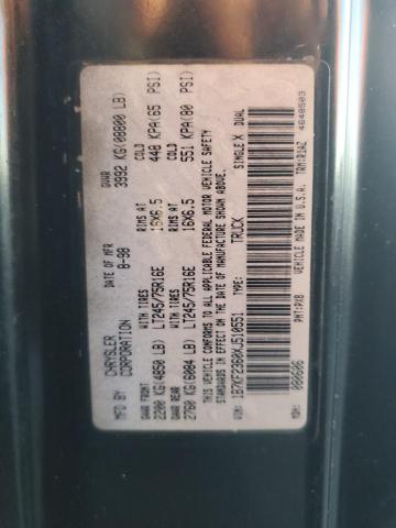 1B7KF2360XJ510551 - 1999 DODGE RAM 2500 BLACK photo 12