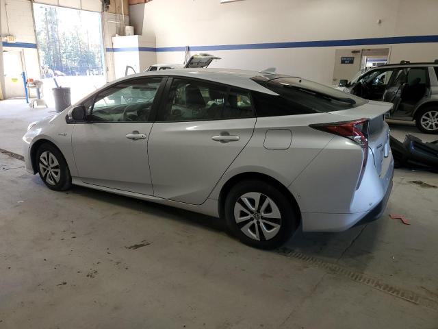 JTDKBRFU6J3604136 - 2018 TOYOTA PRIUS SILVER photo 2