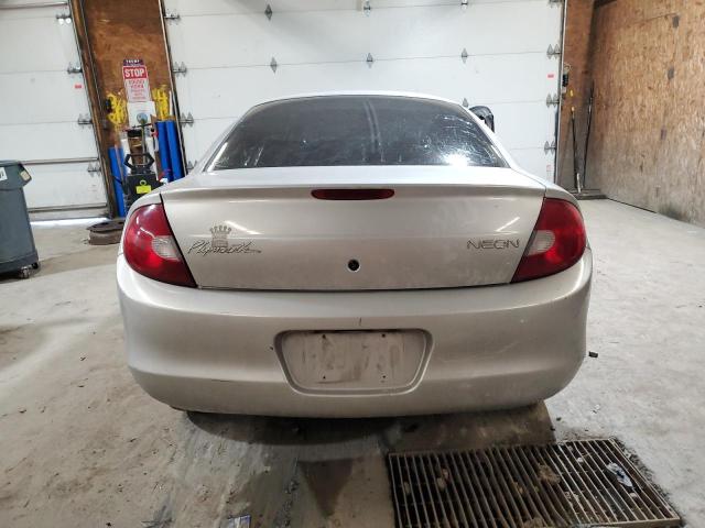 1P3ES46C6YD609395 - 2000 PLYMOUTH NEON BASE SILVER photo 6