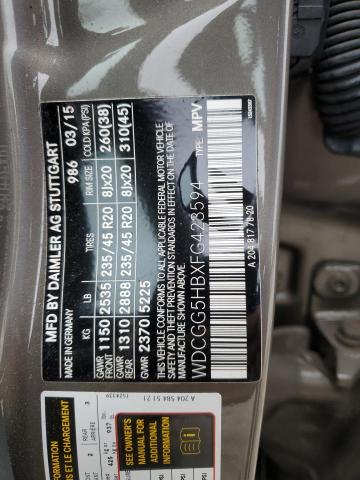 WDCGG5HBXFG423594 - 2015 MERCEDES-BENZ GLK 350 BROWN photo 14