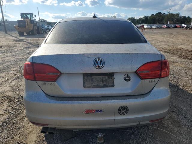 3VW3L7AJ1CM385698 - 2012 VOLKSWAGEN JETTA TDI SILVER photo 6