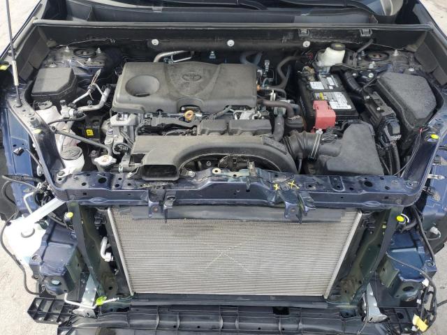 2T3W1RFV6MW123611 - 2021 TOYOTA RAV4 XLE BLUE photo 12