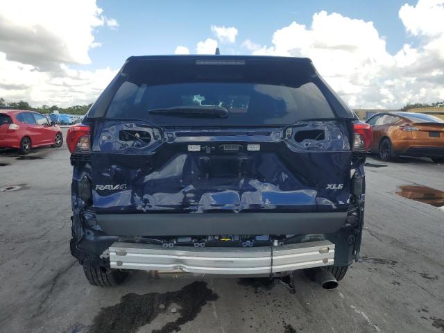 2T3W1RFV6MW123611 - 2021 TOYOTA RAV4 XLE BLUE photo 6