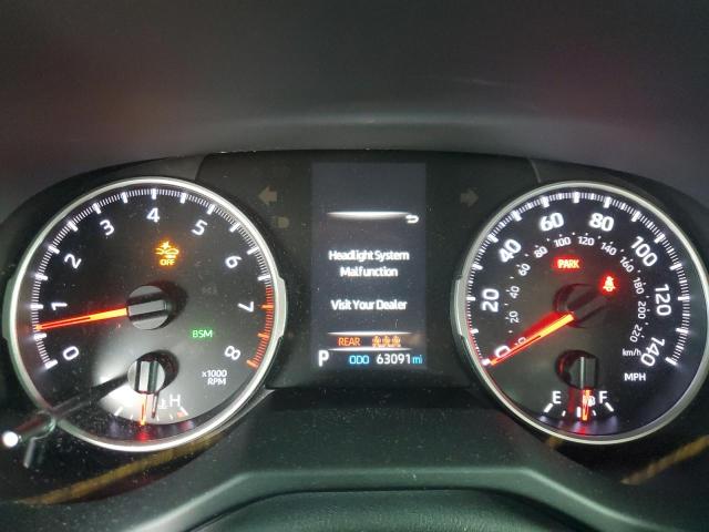 2T3W1RFV6MW123611 - 2021 TOYOTA RAV4 XLE BLUE photo 9