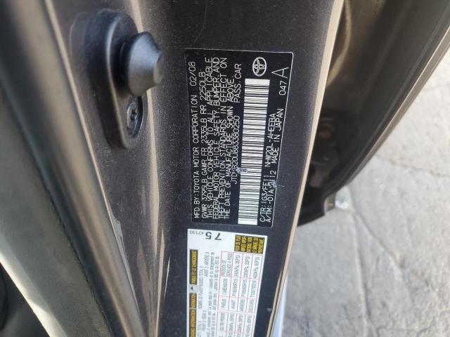 JTDKB20U883380250 - 2008 TOYOTA PRIUS GRAY photo 12