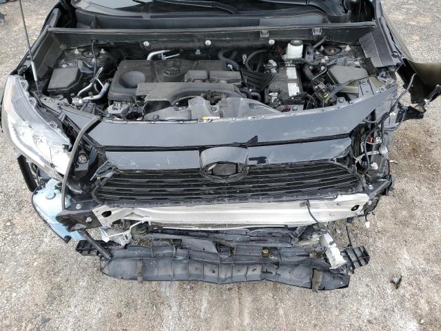 2T3P1RFV3MW192910 - 2021 TOYOTA RAV4 XLE BLACK photo 12
