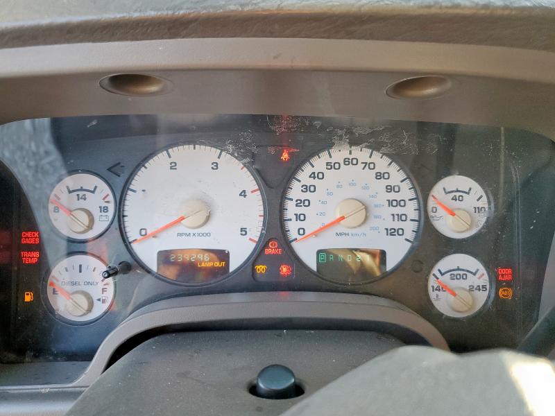 3D7KR28C05G710002 - 2005 DODGE RAM 2500 ST BLUE photo 9