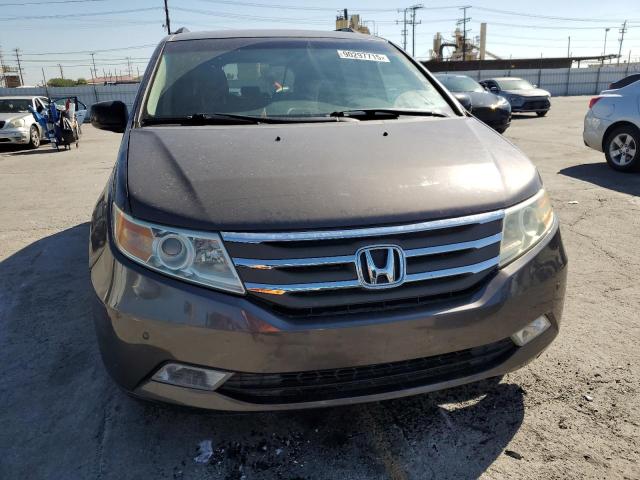 5FNRL5H98BB008835 - 2011 HONDA ODYSSEY TOURING GRAY photo 5