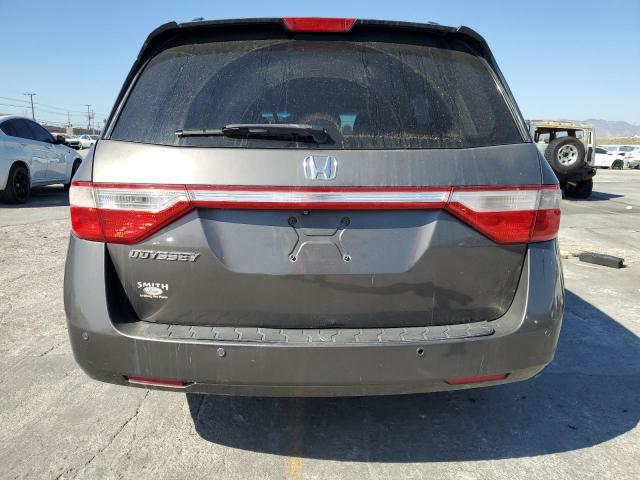 5FNRL5H98BB008835 - 2011 HONDA ODYSSEY TOURING GRAY photo 6