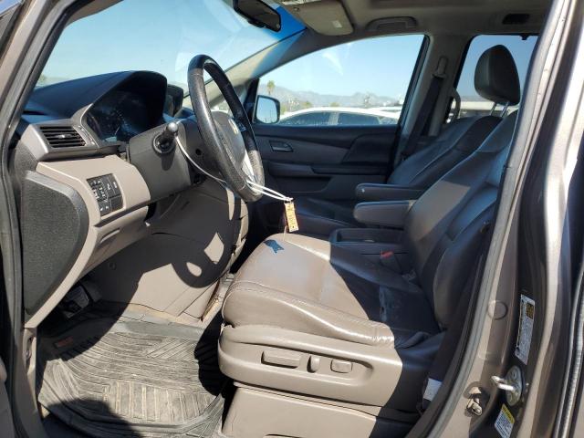 5FNRL5H98BB008835 - 2011 HONDA ODYSSEY TOURING GRAY photo 7
