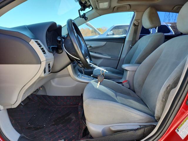 2T1BU4EE7BC571325 - 2011 TOYOTA COROLLA BASE أحمر صورة 7