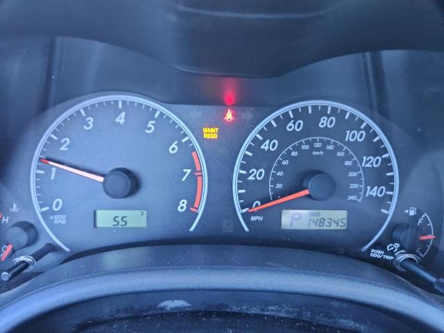 2T1BU4EE7BC571325 - 2011 TOYOTA COROLLA BASE أحمر صورة 9