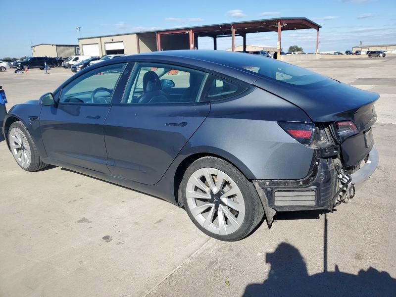 5YJ3E1EA4NF191159 - 2022 TESLA MODEL 3 Մոխրագույն լուսանկար 2