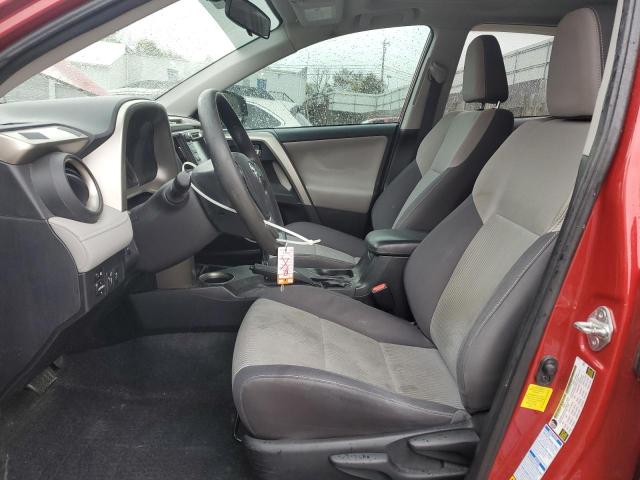 2T3RFREV7FW309421 - 2015 TOYOTA RAV4 XLE RED photo 7