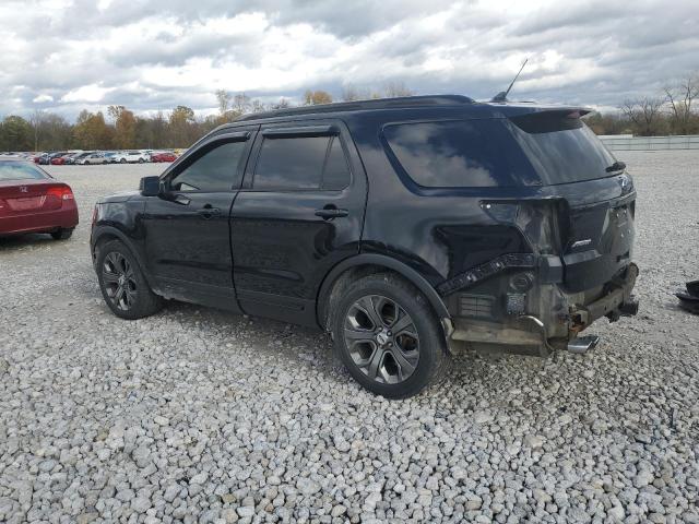 1FM5K8GT7JGC35966 - 2018 FORD EXPLORER SPORT Սև լուսանկար 2