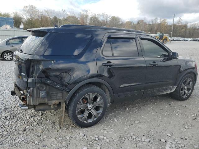1FM5K8GT7JGC35966 - 2018 FORD EXPLORER SPORT Սև լուսանկար 3