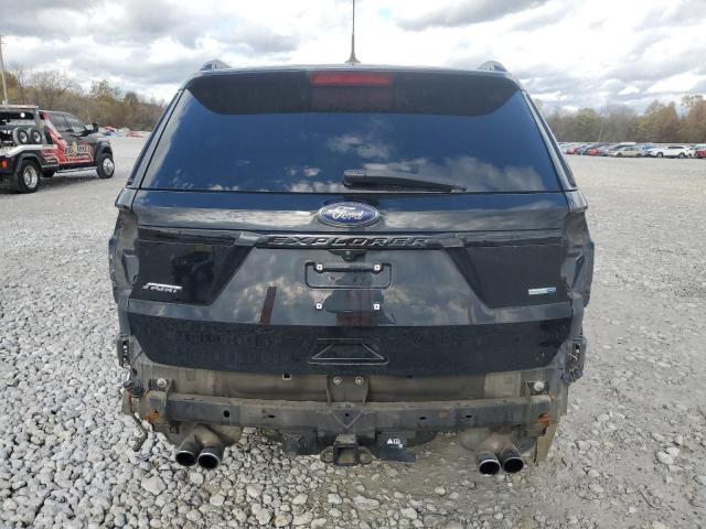 1FM5K8GT7JGC35966 - 2018 FORD EXPLORER SPORT Սև լուսանկար 6