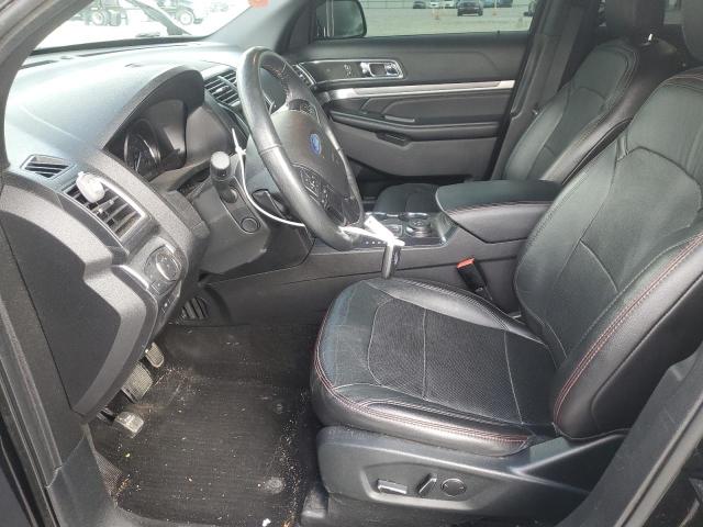 1FM5K8GT7JGC35966 - 2018 FORD EXPLORER SPORT Սև լուսանկար 7