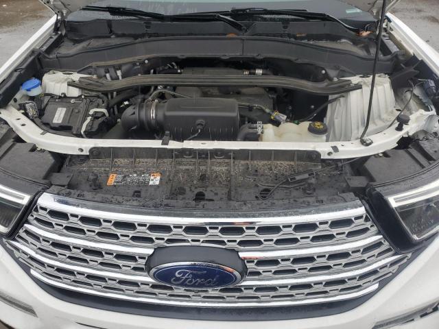 1FMSK8FH6LGC19860 - 2020 FORD EXPLORER LIMITED WHITE photo 12