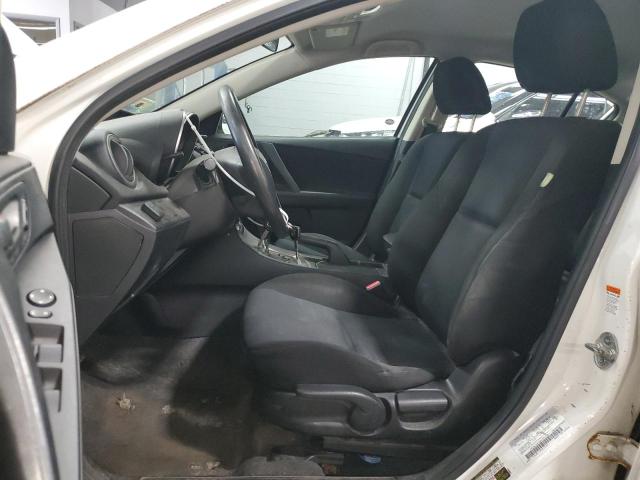 JM1BL1UF2B1391623 - 2011 MAZDA 3 I WHITE photo 7