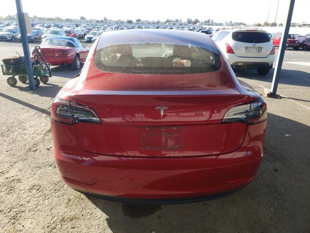 5YJ3E1EA1JF044923 - 2018 TESLA MODEL 3 წითელი ფოტო 6