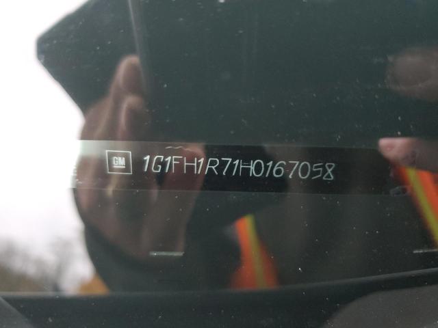 1G1FH1R71H0167058 - 2017 CHEVROLET CAMARO SS GRAY photo 13