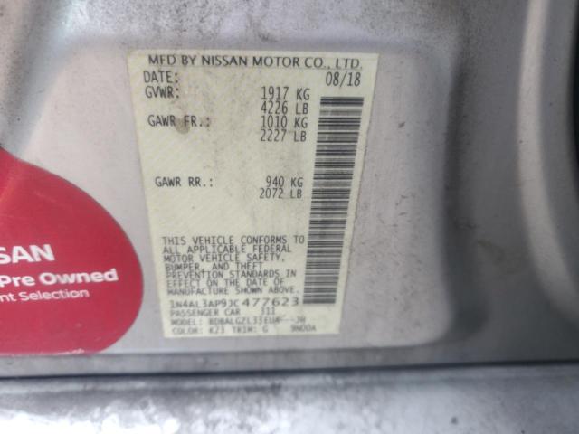 1N4AL3AP9JC477623 - 2018 NISSAN ALTIMA 2.5 Silber Foto 13