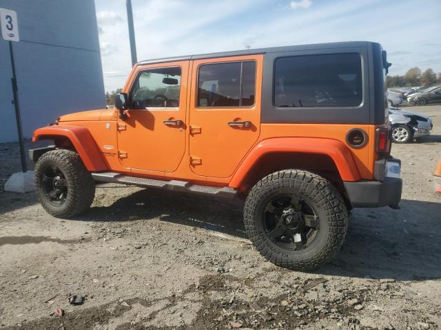 1C4HJWEG8FL636942 - 2015 JEEP WRANGLER U SAHARA ORANGE photo 2