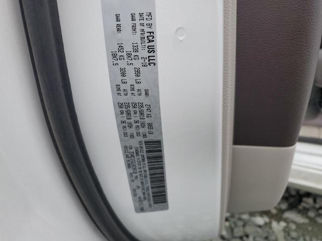 2C4RC1FG2JR234138 - 2018 CHRYSLER PACIFICA TOURING PLUS أبيض صورة 13