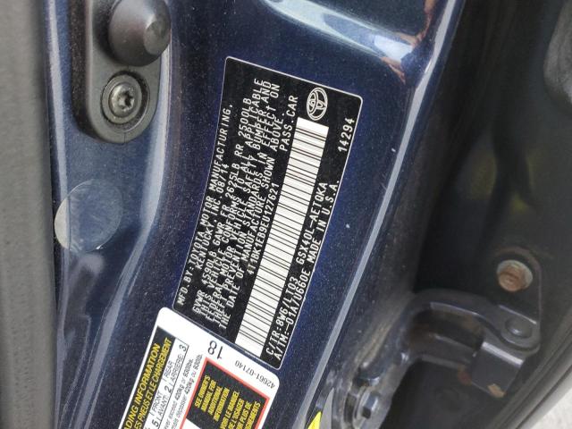 4T1BK1EB9EU127621 - 2014 TOYOTA AVALON BASE BLUE photo 12