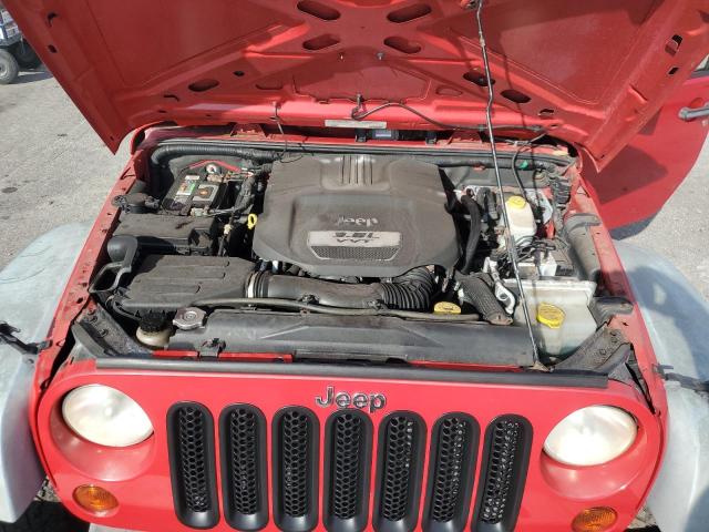 1C4AJWAG3CL217917 - 2012 JEEP WRANGLER SPORT Qırmızı foto 11