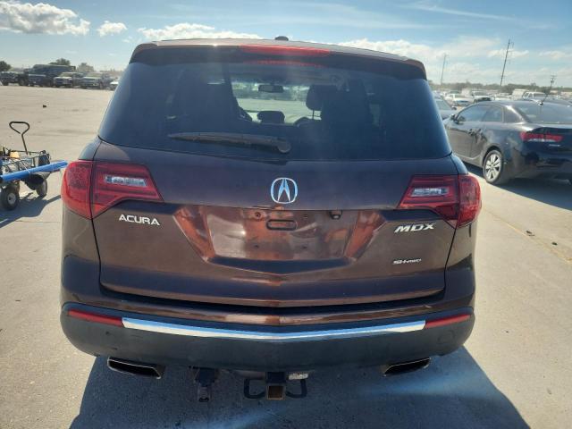 2HNYD2H62BH510581 - 2011 ACURA MDX TECHNOLOGY BROWN photo 6