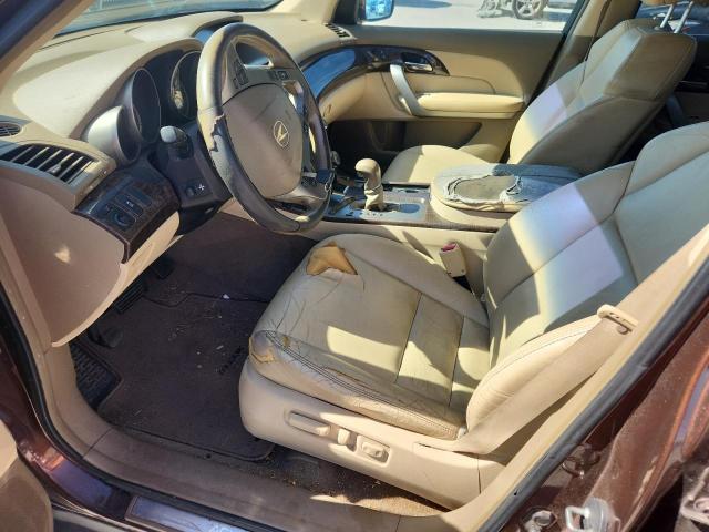2HNYD2H62BH510581 - 2011 ACURA MDX TECHNOLOGY BROWN photo 7