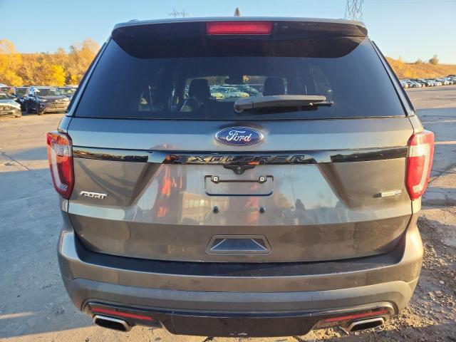 1FM5K8GT7GGC35104 - 2016 FORD EXPLORER SPORT ნაცრისფერი ფოტო 6