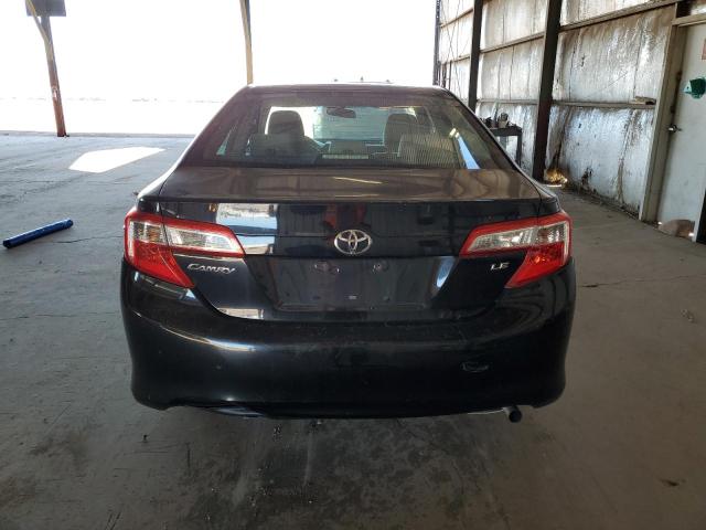 4T4BF1FK8CR195351 - 2012 TOYOTA CAMRY BASE BLACK photo 6