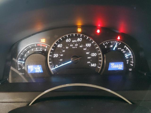 4T4BF1FK8CR195351 - 2012 TOYOTA CAMRY BASE BLACK photo 9