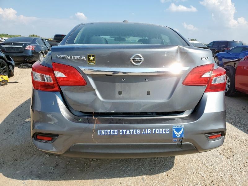 3N1AB7AP1KL608489 - 2019 NISSAN SENTRA S GRAY photo 6