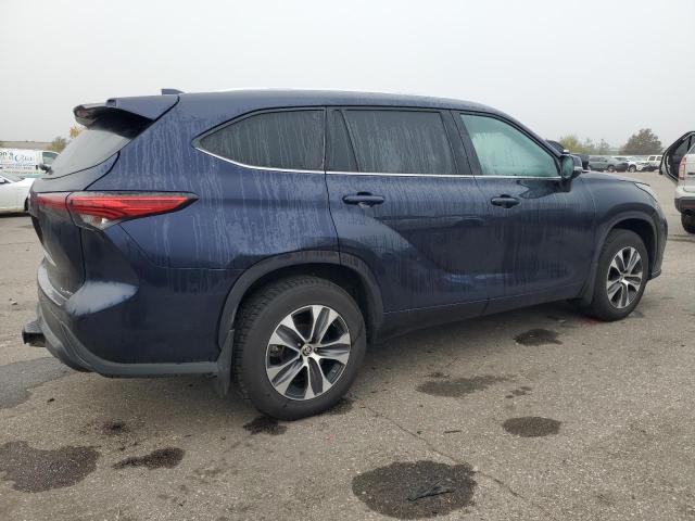 5TDGZRBH3MS090145 - 2021 TOYOTA HIGHLANDER XLE Niebieski zdjęcie 3