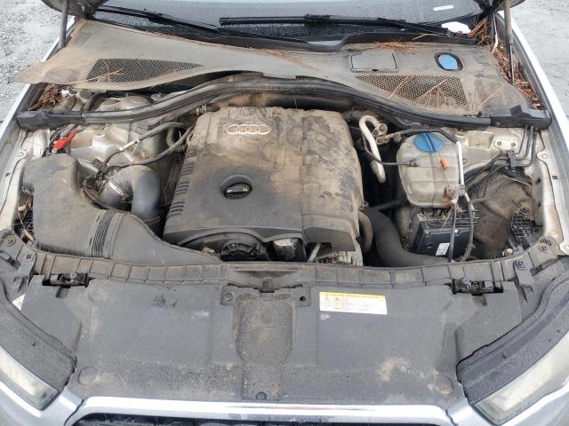 WAUDFAFC6FN034525 - 2015 AUDI A6 PREMIUM PLUS SILVER photo 11