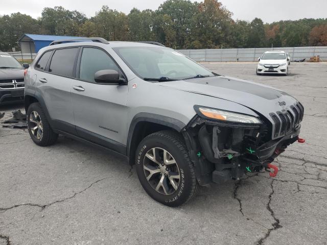 1C4PJMBS4EW237676 - 2014 JEEP CHEROKEE TRAILHAWK SILVER photo 4