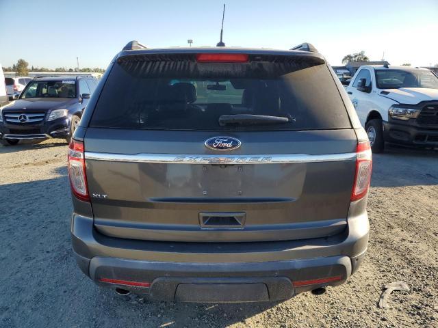 1FM5K7D85FGA09216 - 2015 FORD EXPLORER XLT ნაცრისფერი ფოტო 6