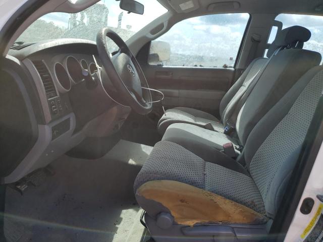 5TFRY5F17AX077101 - 2010 TOYOTA TUNDRA DOUBLE CAB SR5 WHITE photo 7