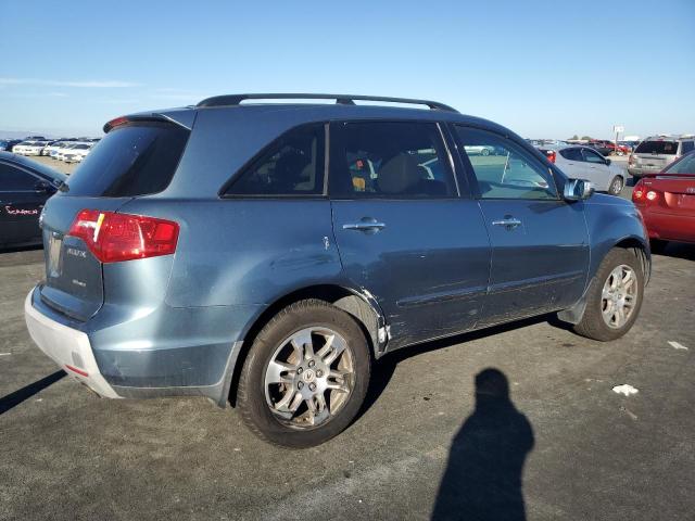 2HNYD28388H519896 - 2008 ACURA MDX TECHNOLOGY ლურჯი ფოტო 3